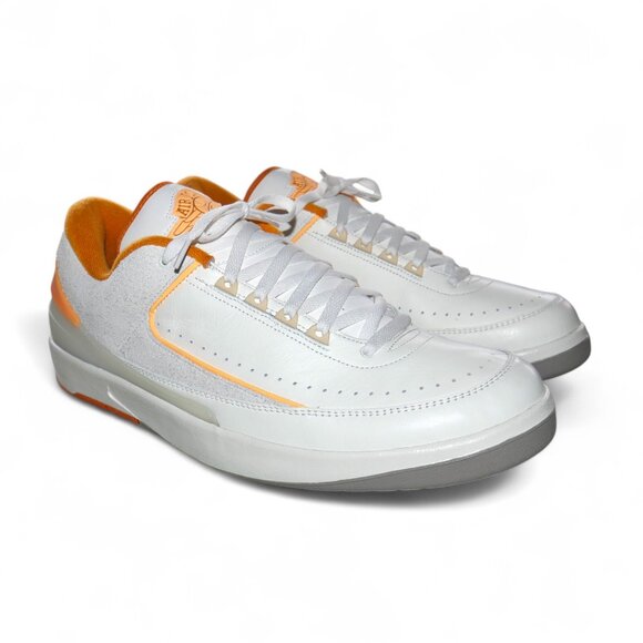 Nike Air Jordan 2 Retro Low \'Craft\' Sail Melon Tint Sneaker Mens 18 DV9956-118